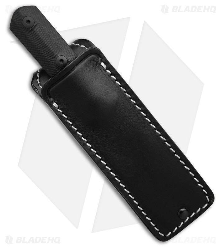 StraightLine EDC Erny Fixed Blade Knife Black G-10 (2.7" Black) ER-GBKD