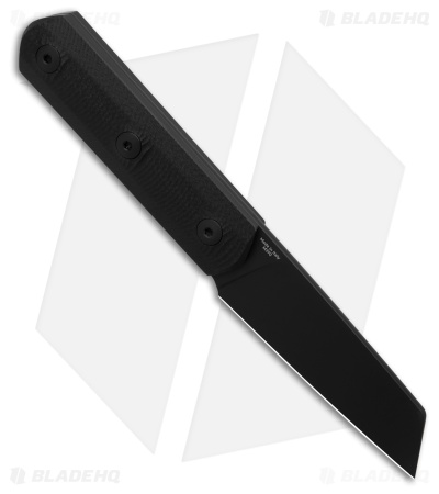 StraightLine EDC Erny Fixed Blade Knife Black G-10 (2.7" Black) ER-GBKD