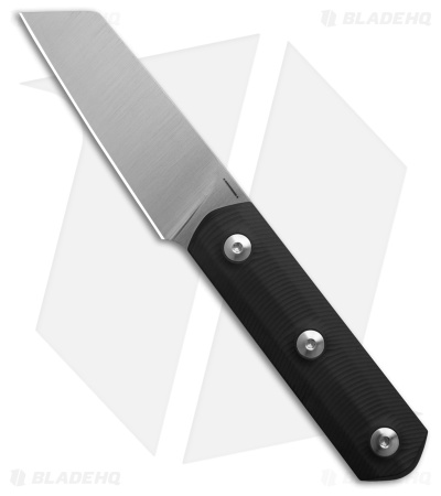 StraightLine EDC Erny Fixed Blade Knife Black PVD Titanium (2.7" Satin) ER-TBK