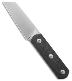 eri☻ SENCUT Squiggy Black/White G-10 Drop Point Satin 9Cr18MoV