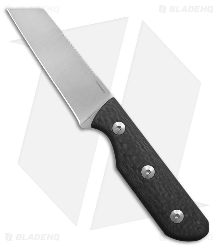 StraightLine EDC Scorer Fixed Blade Knife Carbon Fiber (2.8" Satin)