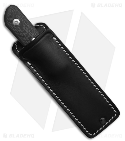 StraightLine EDC Scorer Fixed Blade Knife Carbon Fiber (2.8" Satin)