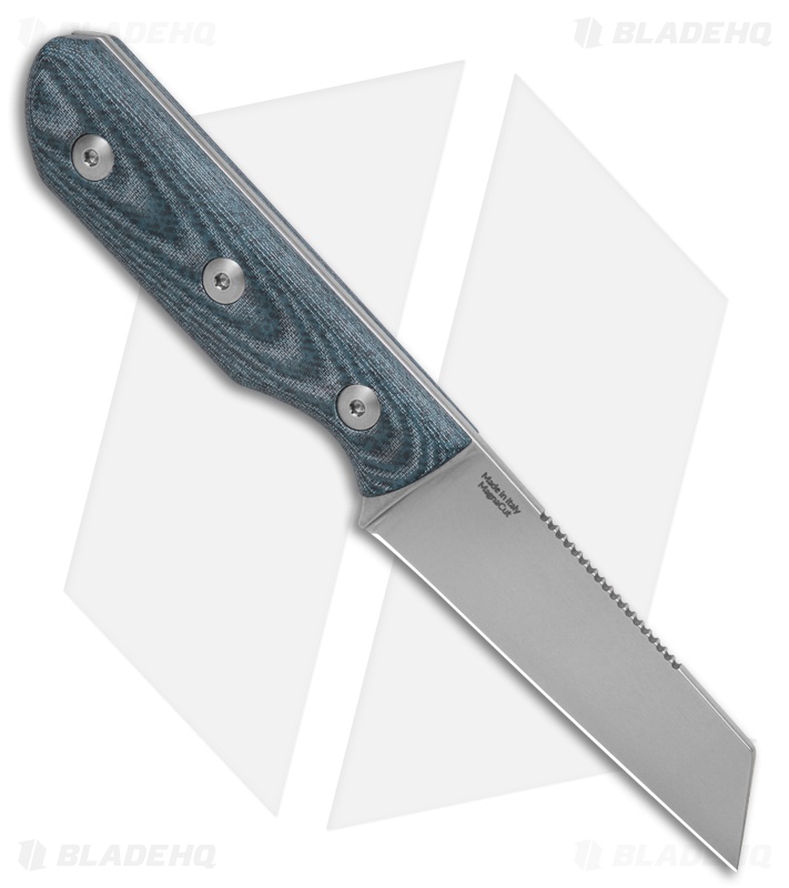 StraightLine EDC Scorer Fixed Blade Knife Denim Micarta (2.8" SW)