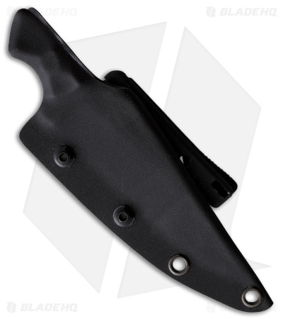 Stroup Knives TU2 Fixed Blade Knife  Black G-10 (4.5" Acid Wash)