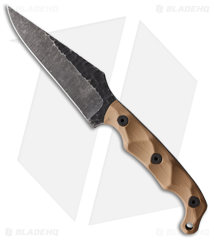 Stroup Knives TU2 Fixed Blade Tan G-10 - Blade HQ
