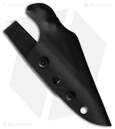 Stroup Knives Ultralite Non Metallic  Dagger Fixed Blade Knife (3.25" Black) 