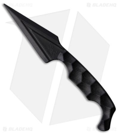 Stroup Knives Ultralite Non Metallic  Dagger Fixed Blade Knife (3.25" Black) 