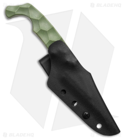 Stroup Knives Ultralite Non Metallic Dagger Fixed Blade Knife (3.25" OD Green)