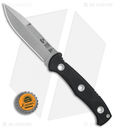 TOPS Knives Al Mar Mini SERE Operator Fixed Blade Knife (4" Stonewash) AMAR-01