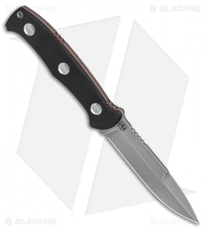 TOPS Knives Al Mar Mini SERE Operator Fixed Blade Knife (4" Stonewash) AMAR-01