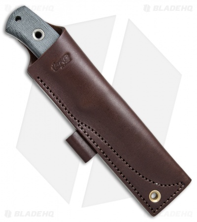 TRC Knives Bushcraft Fixed Blade Knife Black Micarta (4.25" Satin N690)