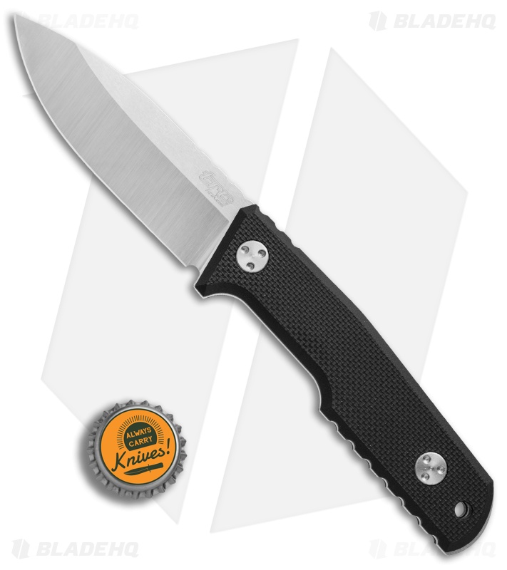 TRC Knives Urban Tactical Fixed Blade Knife Black G-10 (3.5