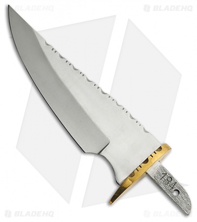 Tallen Bear Claw Clip Point Fixed Blade Knife Blank w/ Sheath (5.25" Mirror)