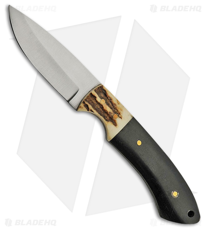 Tallen Overload Fixed Blade Knife Stag/Horn (2.75" Satin) PA3379 