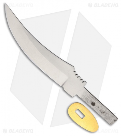 Tallen Slim Skinner Clip Point Fixed Blade Knife Blank (4" Satin) BL7821