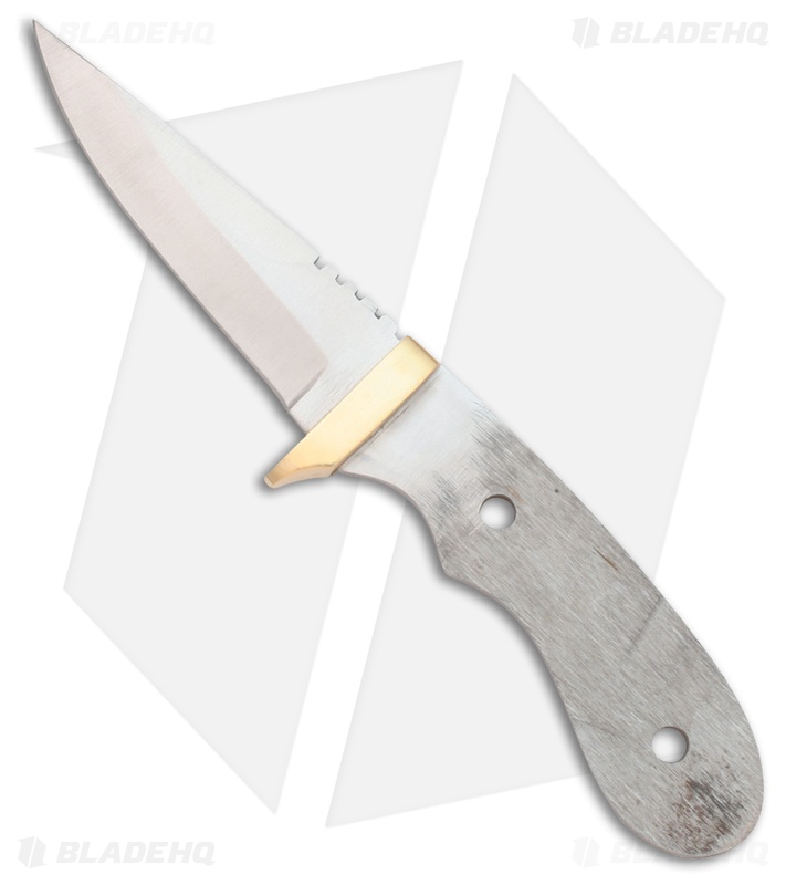 Tallen Utility Hunter Drop Point Fixed Blade Knife Blank (3.125" Satin) BL-016 