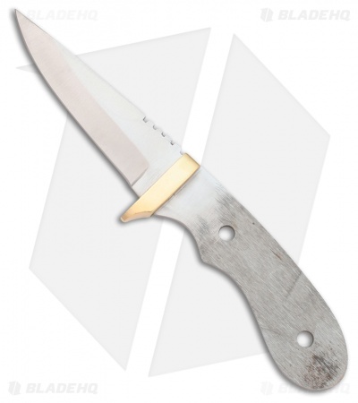 Tallen Utility Hunter Drop Point Fixed Blade Knife Blank (3.125" Satin) BL-016 