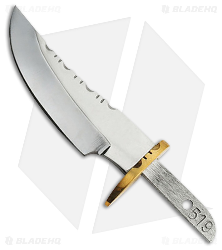 Tallen Varmint Skinner Fixed Blade Knife Blank w/ Sheath (4.25" Mirror) BL-SOB1