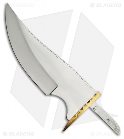 Tallen Wolf Tooth Clip Point Fixed Blade Knife Blank w/ Sheath (6.25" Mirror)