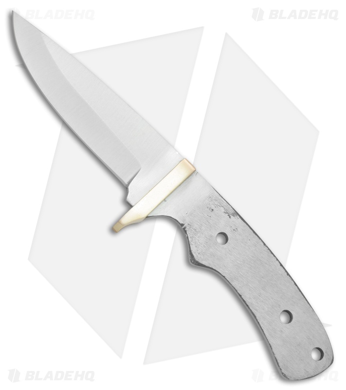Tallen Fringe Drop Point Fixed Blade Knife Blank (4" Satin) BL014 