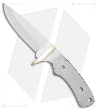 Tallen Fringe Drop Point Fixed Blade Knife Blank (4" Satin) BL014 