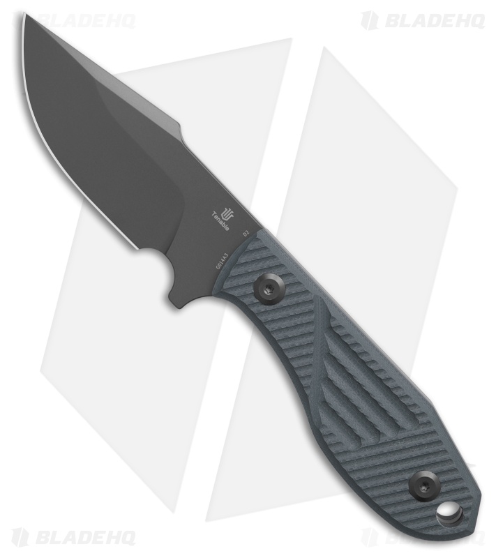 Tenable Knives Tiny Dancer Fixed Blade Knife Gray G-10 (3.17" Gray)