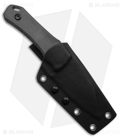 Tenable Loki Fixed Blade Knife Black Micarta (2.87" Black SW)