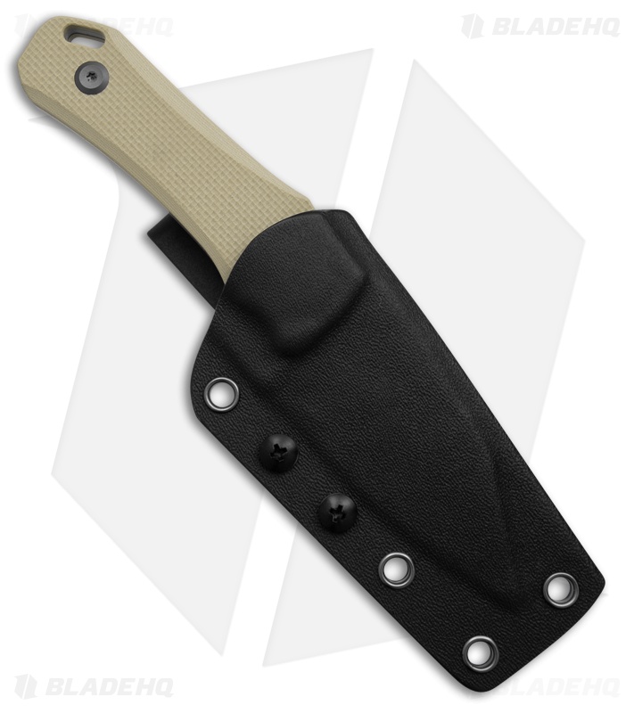 Tenable Loki Fixed Blade Knife Light Sand G-10 Gray TiCn