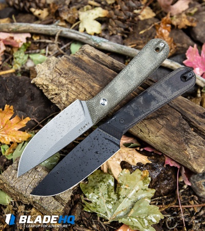 James Brand Hell Gap Fixed Blade Knife Black Micarta (3.6" Black)