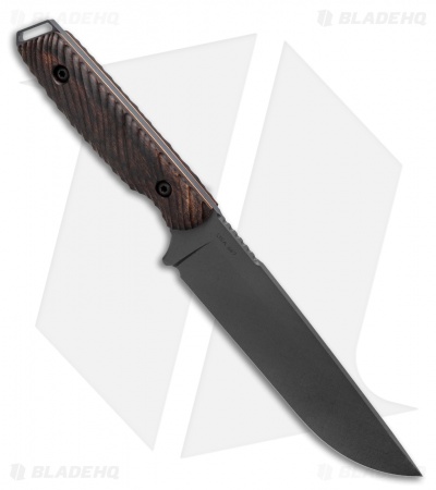 Toor Knives Field 1.0 Fixed Blade Knife Walnut/Copper (6.25" Battleship Gray)