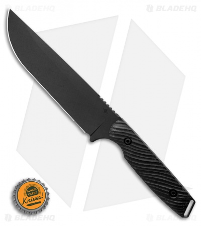 Toor Knives Field 1.0 Fixed Blade Knife Shadow Black Walnut/Copper (6.25" Black)