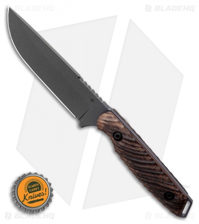 Toor Knives Field 2.0 Battleship Fixed Blade Knife Walnut/Copper (4.5" Gray)