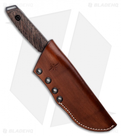 Toor Knives Field 2.0 Battleship Fixed Blade Knife Walnut/Copper (4.5" Gray)