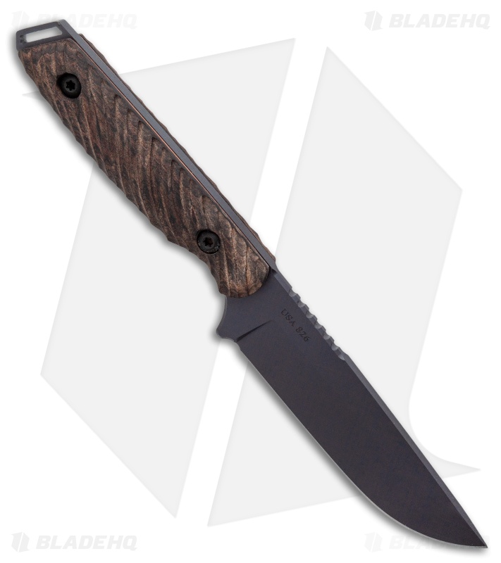 Toor Knives Field 2.0 Battleship Fixed Blade Knife Walnut/Copper (4.5" Gray)