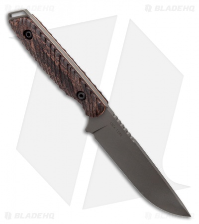 Toor Knives Field 2.0 Spanish Moss Fixed Blade Knife Walnut/Copper (4.5" Gray)