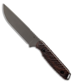 Toor Knives Field 2.0 Spanish Moss Fixed Blade Knife Walnut/Copper (4.5" Gray)