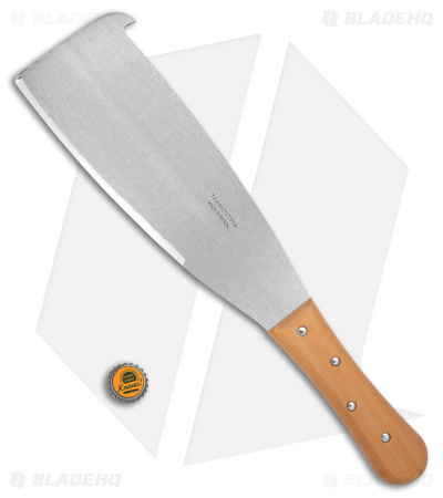 Tramontina 13" Sugar Cane Machete Fixed Blade Knife Wood (13" Satin)