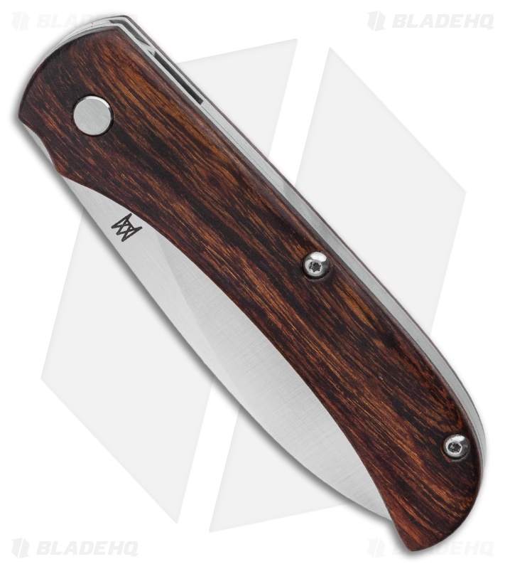 TuyaKnife MAS Martin Annegarn Streetlegal Slip Joint Knife Ironwood (3" Satin)