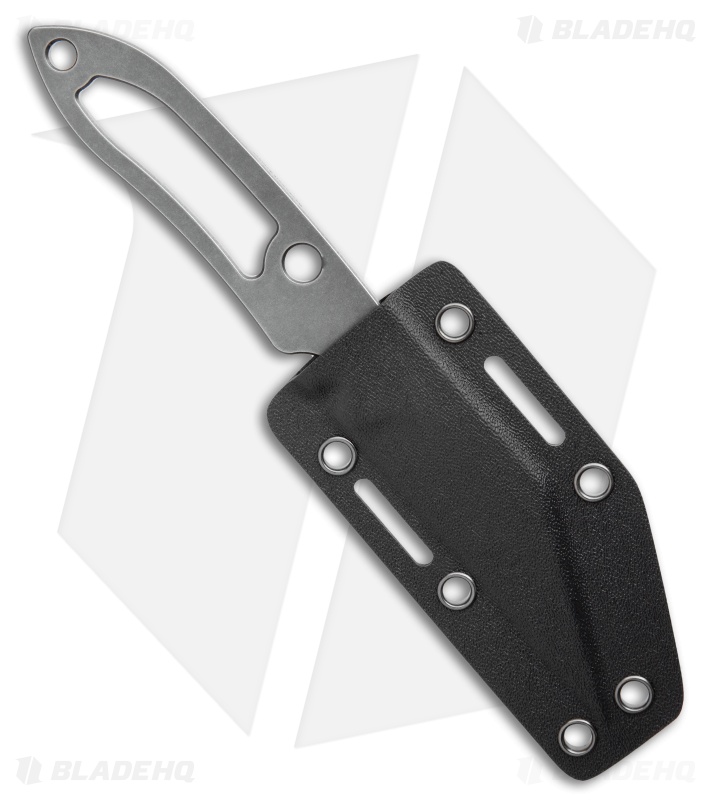 TuyaKnife Little Ulf Fixed Blade Knife (3.5" Stonewash D2)