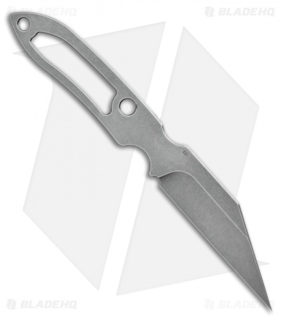 TuyaKnife Little Ulf Fixed Blade Knife (3.5" Stonewash D2)