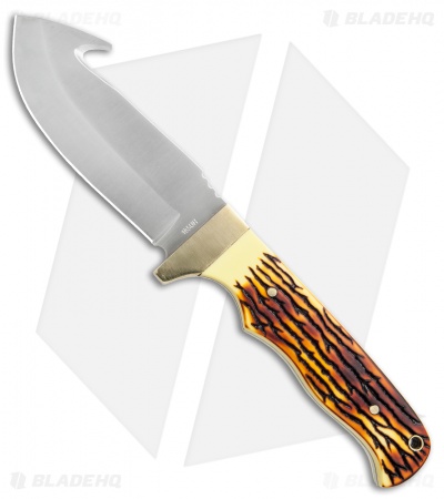  Uncle Henry Guthook Fixed Blade Knife (4.25" Satin) 185UH