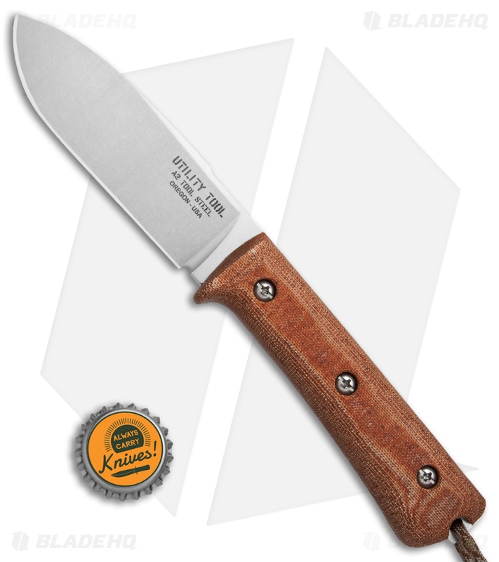 Utility Tool Knives Kephart Classic Wilderness Knife Nat. Micarta