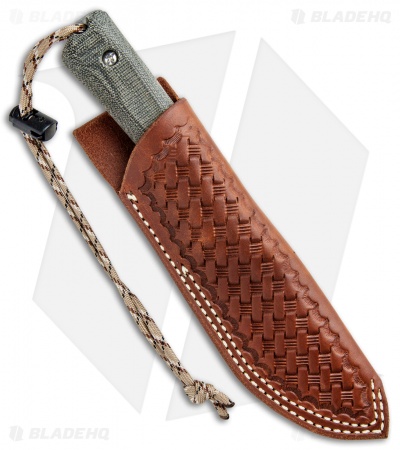 Utility Tool Knives Wilderness Knife No. 3 Black Micarta (3.75" SW) UTK0097-AW