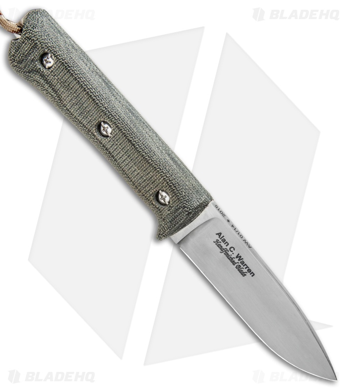 Utility Tool Knives Wilderness Knife No. 3 Black Micarta (3.75" SW) UTK0097-AW