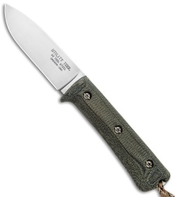 Utility Tool Knives Wilderness Knife No. 3 Black Micarta (3.75" SW) UTK0097-AW