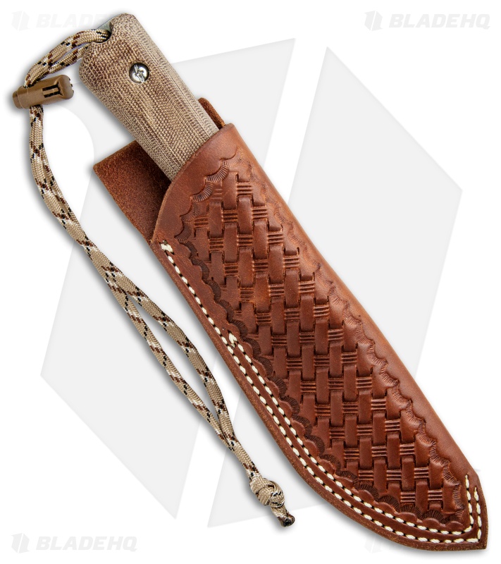 Utility Tool Knives Wilderness Knife No. 3 Brown Micarta (3.75" SW) UTK0097-AW