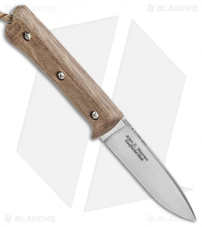 Utility Tool Knives Wilderness Knife No. 3 Brown Micarta (3.75" SW) UTK0097-AW