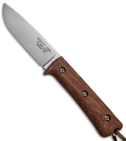 Utility Tool Knives Wilderness Knife No. 3 Brown Micarta (4" SW) UTK0100-2015