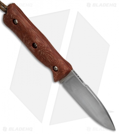 Utility Tool Knives Wilderness Knife No. 4 Brown Micarta (3.75" SW) UTK0097