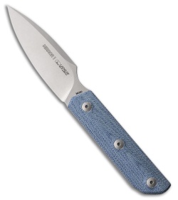 Viper Knives Mirror 1 Fixed Blade Knife Denim Micarta (3.1" Stonewash)